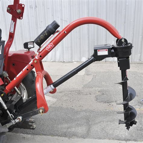 pole hole digger sub compact tractor|everything attachments post hole digger.